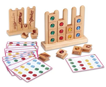 Gemstone and animal peg game