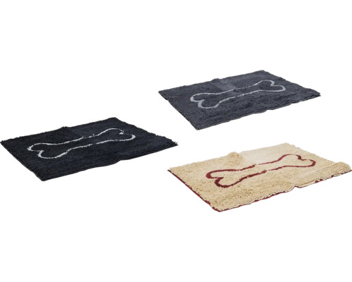 Dirty Dog Doormat Runner Paw assorted colors 90 x 66 cm beige brown black microfiber, microfiber