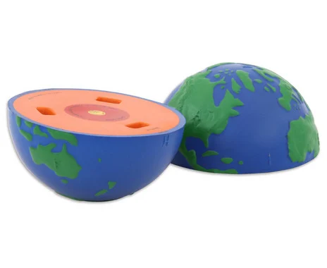 Cross-section through the Earth