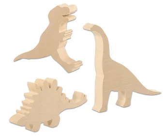 Dinosaur carving blanks, set of 3
