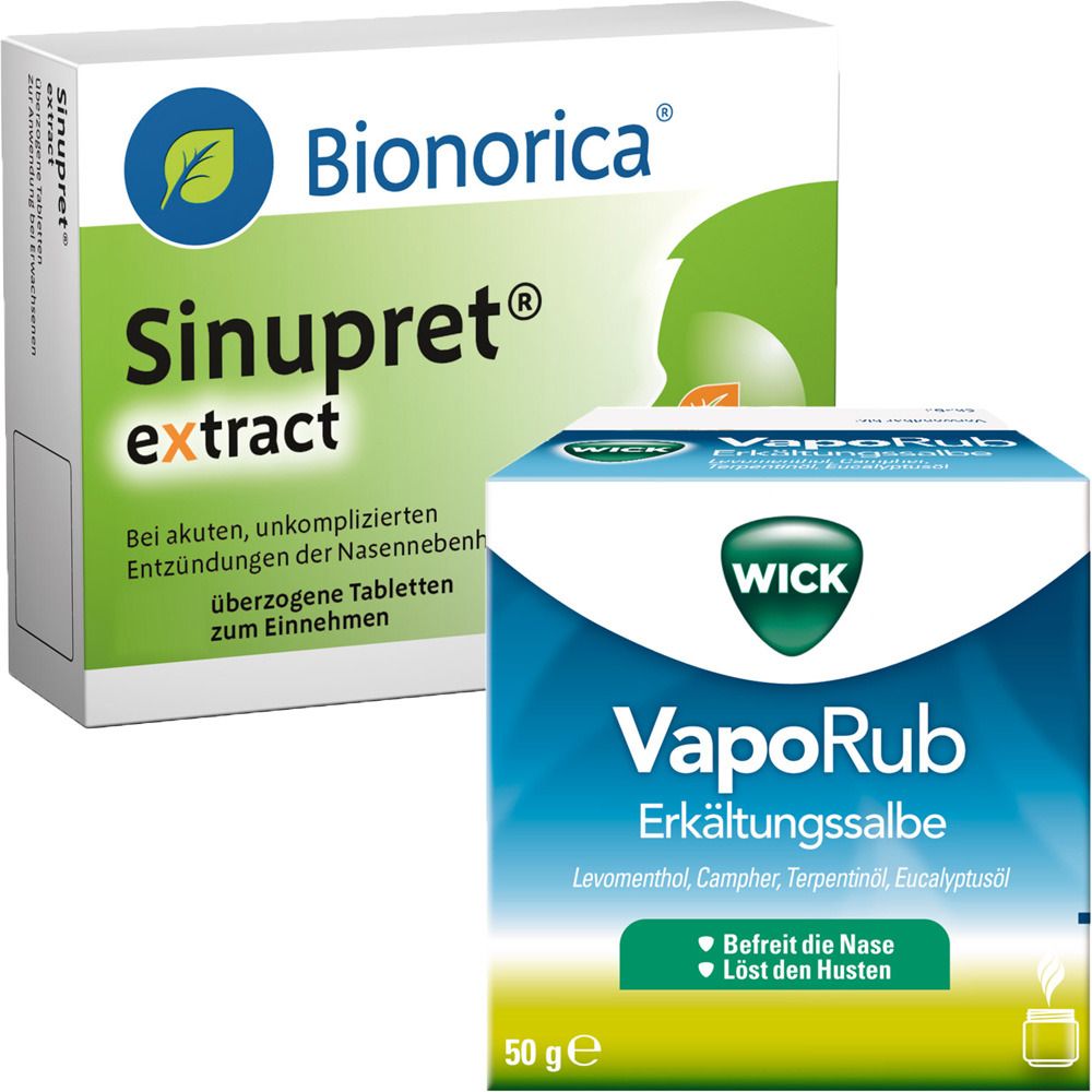 Snuff set WICK VAPORUB + SINUPRET Extract from 12 years