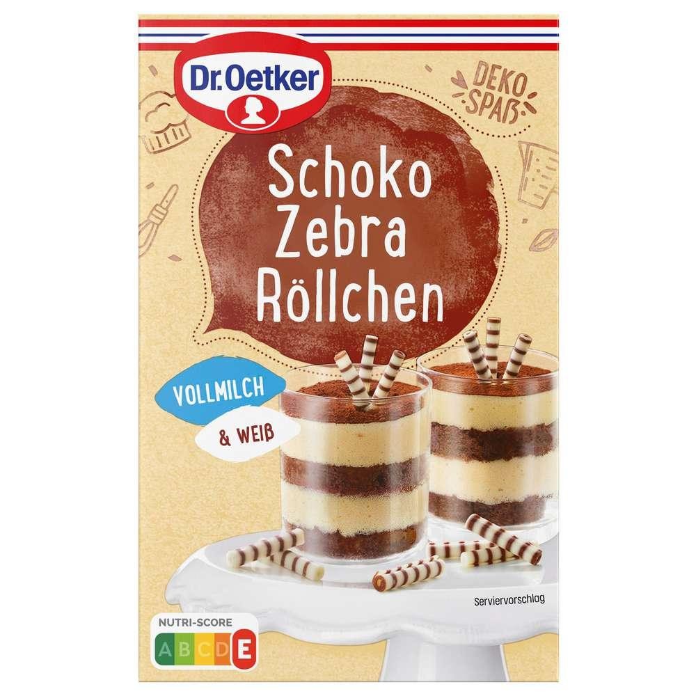 Dr. Oetker Chocolate decoration, zebra rolls