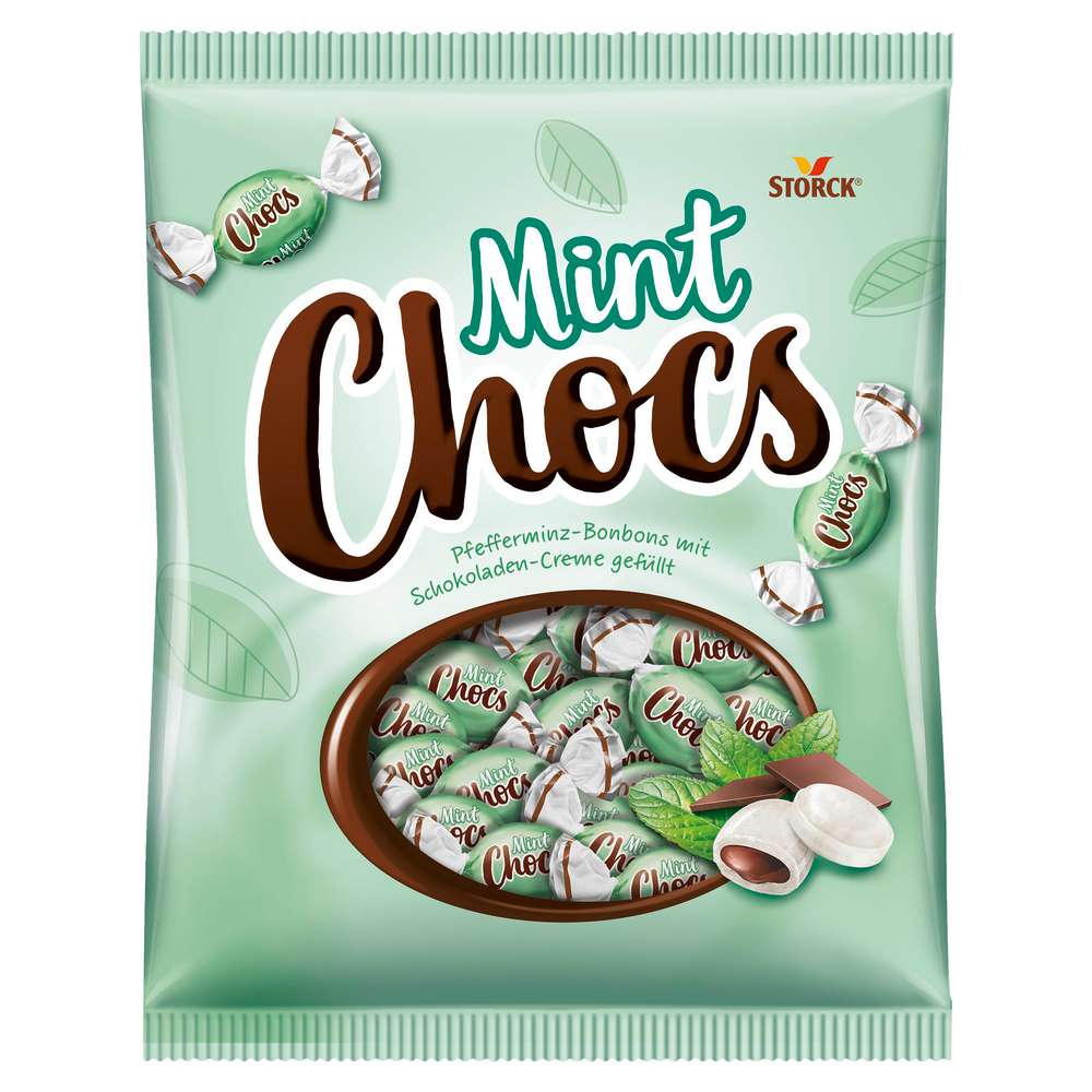 Storck Chocolate-peppermint candies Mint Chocos 425g