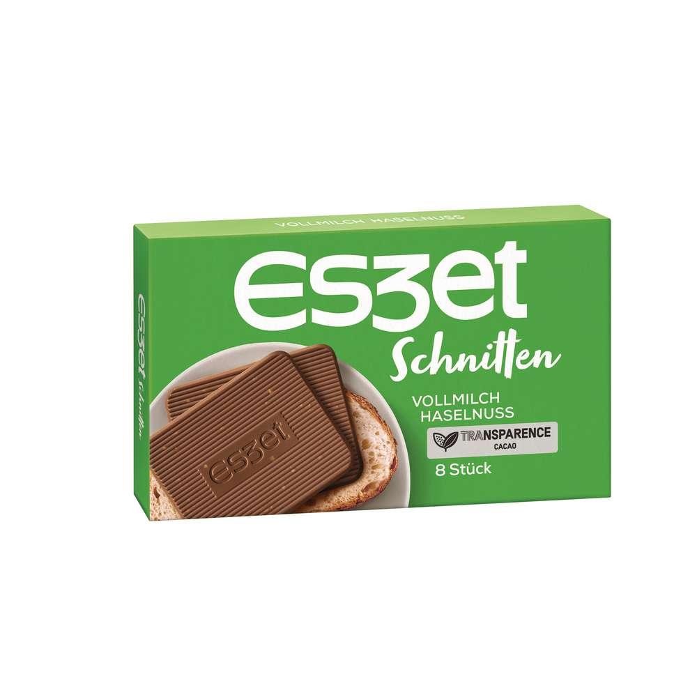 Eszet Chocolate slices, whole milk hazelnut