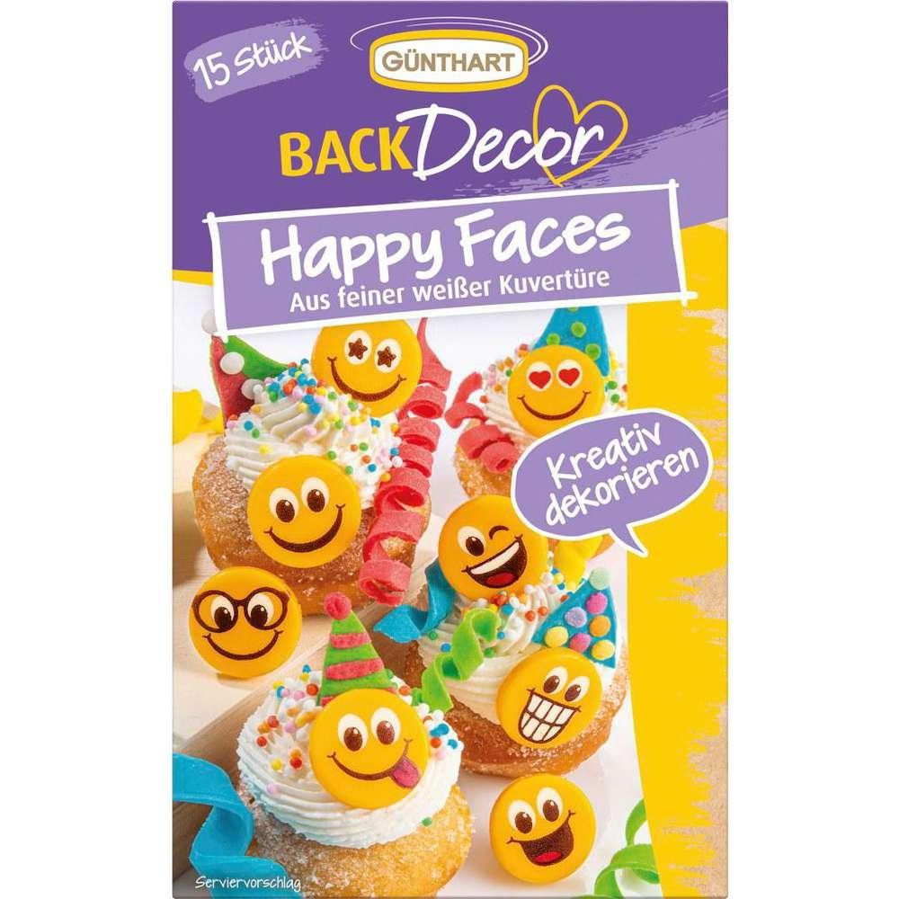 Günthart Chocolate Happy Faces, white couverture