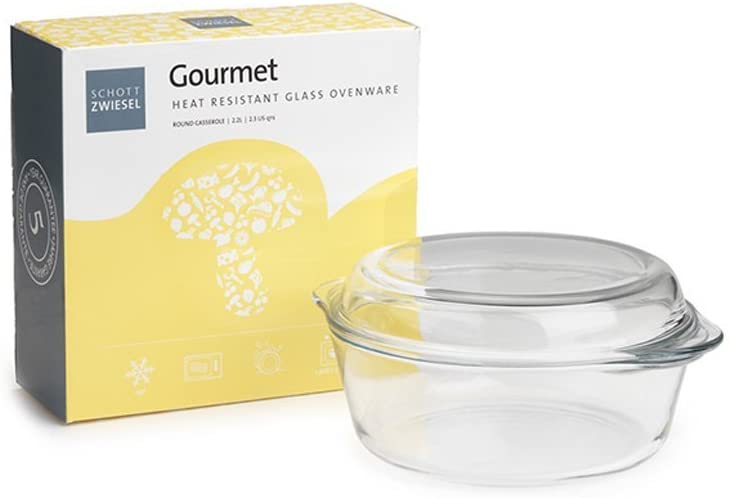 Schott Zwiesel 2.2L Round Glass Casserole Dish 2.2 L