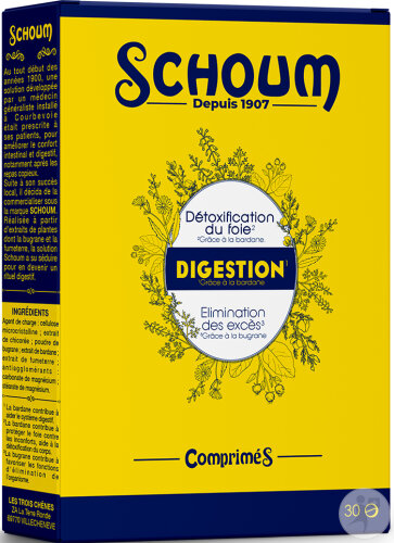 Restaxil Schoum Digestive 30 Tablets