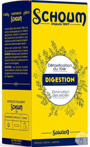 Restaxil Schoum Digestive Solution Bottle 500ml