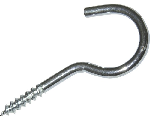 Bent screw hooks 3.3x50 mm, 100 pieces