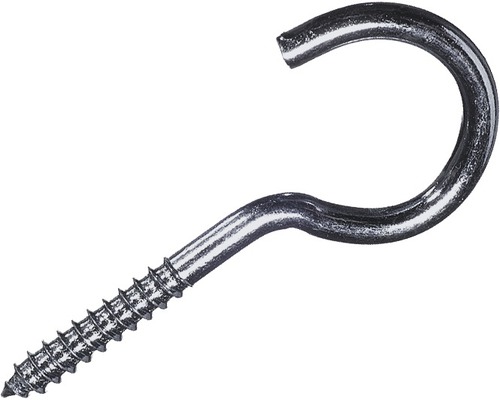 Dresselhaus Screw hooks curved galvanized 4.5x50 mm 50 pieces