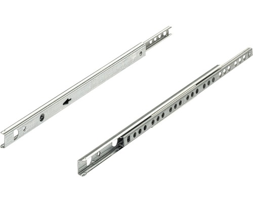 Hettich Drawer rail partial extension 430 mm chromated 9136697 2 pieces