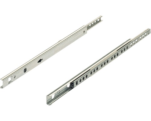 Hettich Drawer rail partial extension 500 mm galvanized 9136703 2 pieces