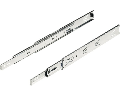 Hettich Drawer rail full extension 550 mm chromated 9118110 2 pieces