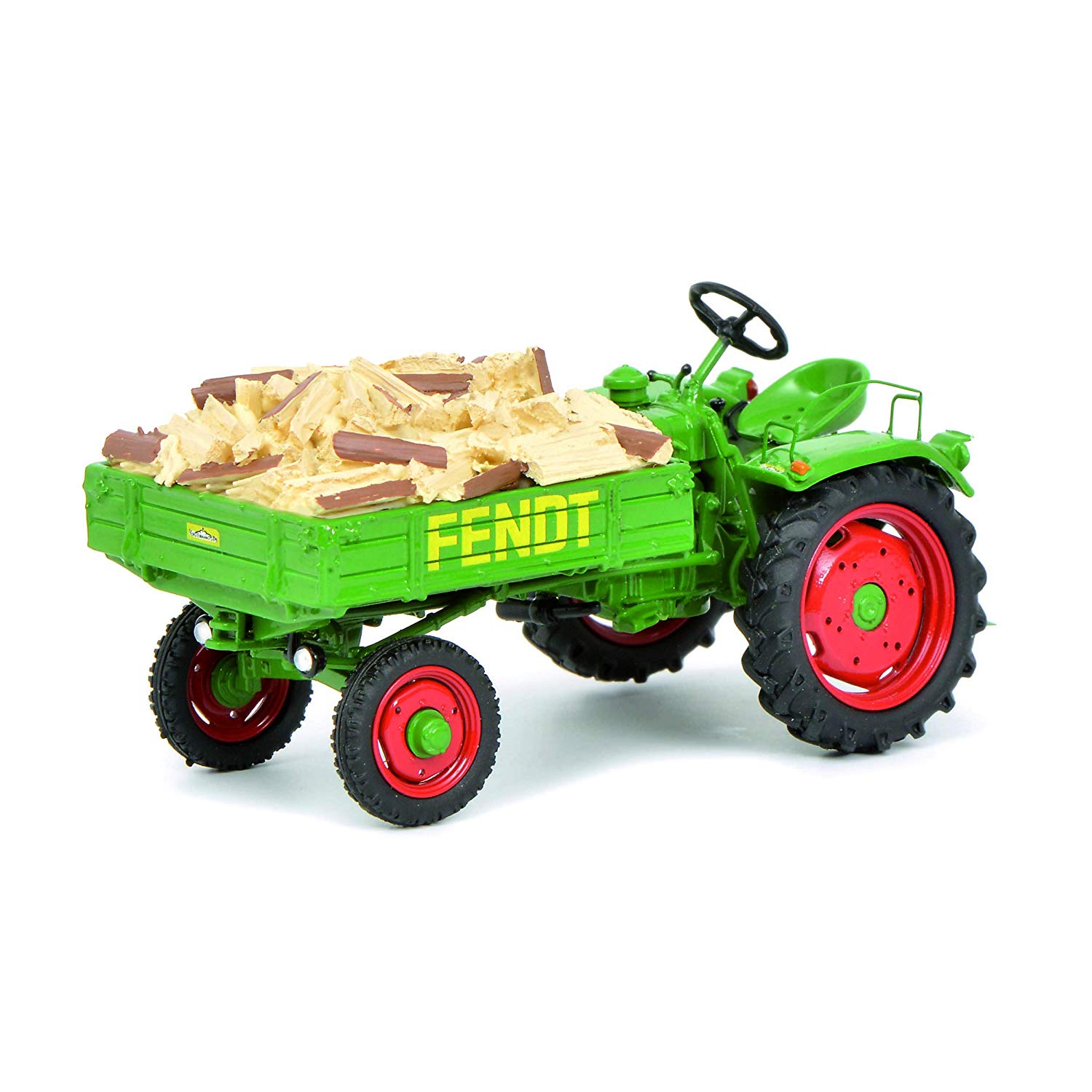 Schuco 450258600 Fendt Tool Carrier Gt With Loading Material Log Wood