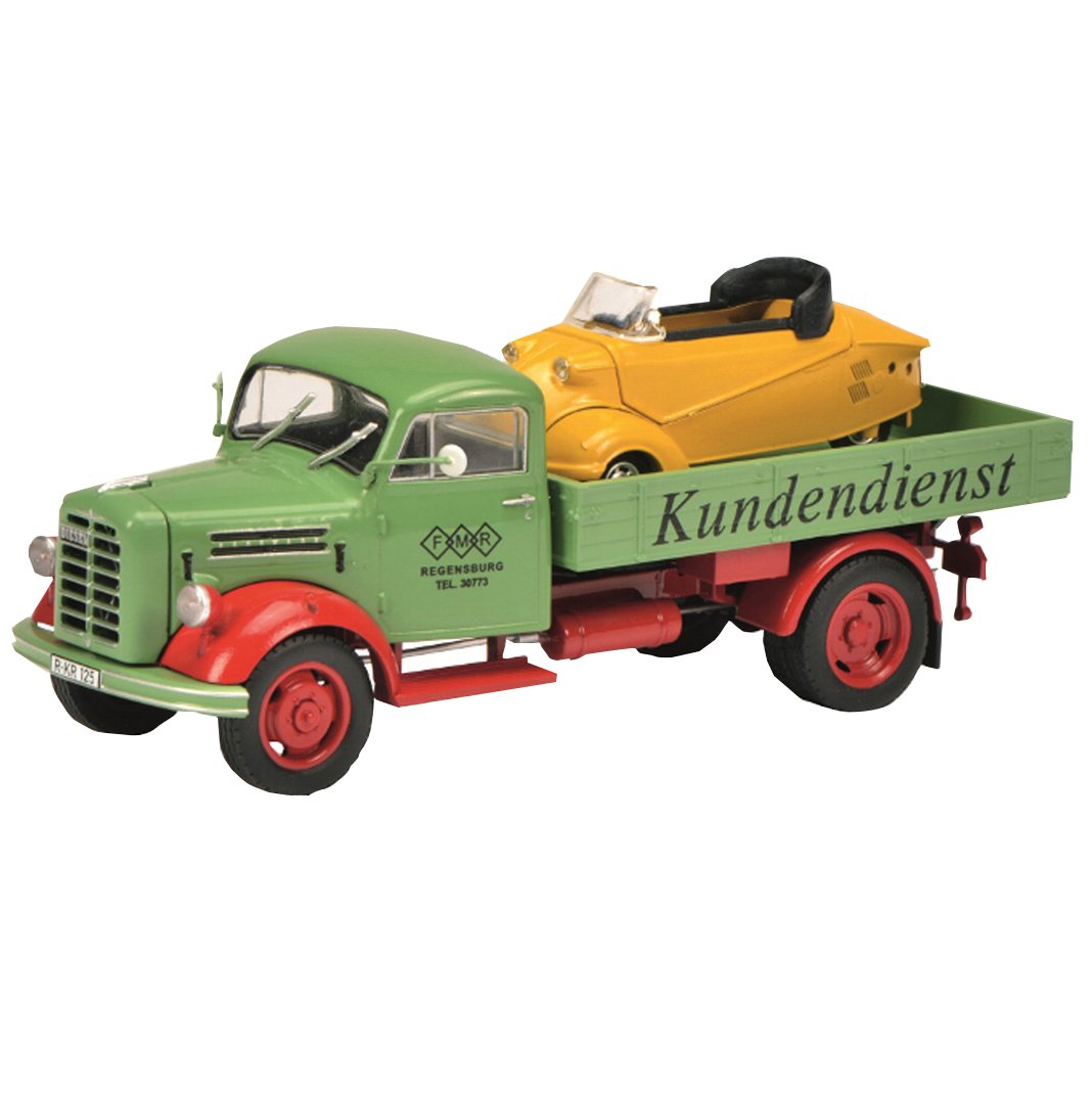 Schuco 450345500 boron GWARD B2500 Messerschmitt, Scale 1: 43 Scale Truck