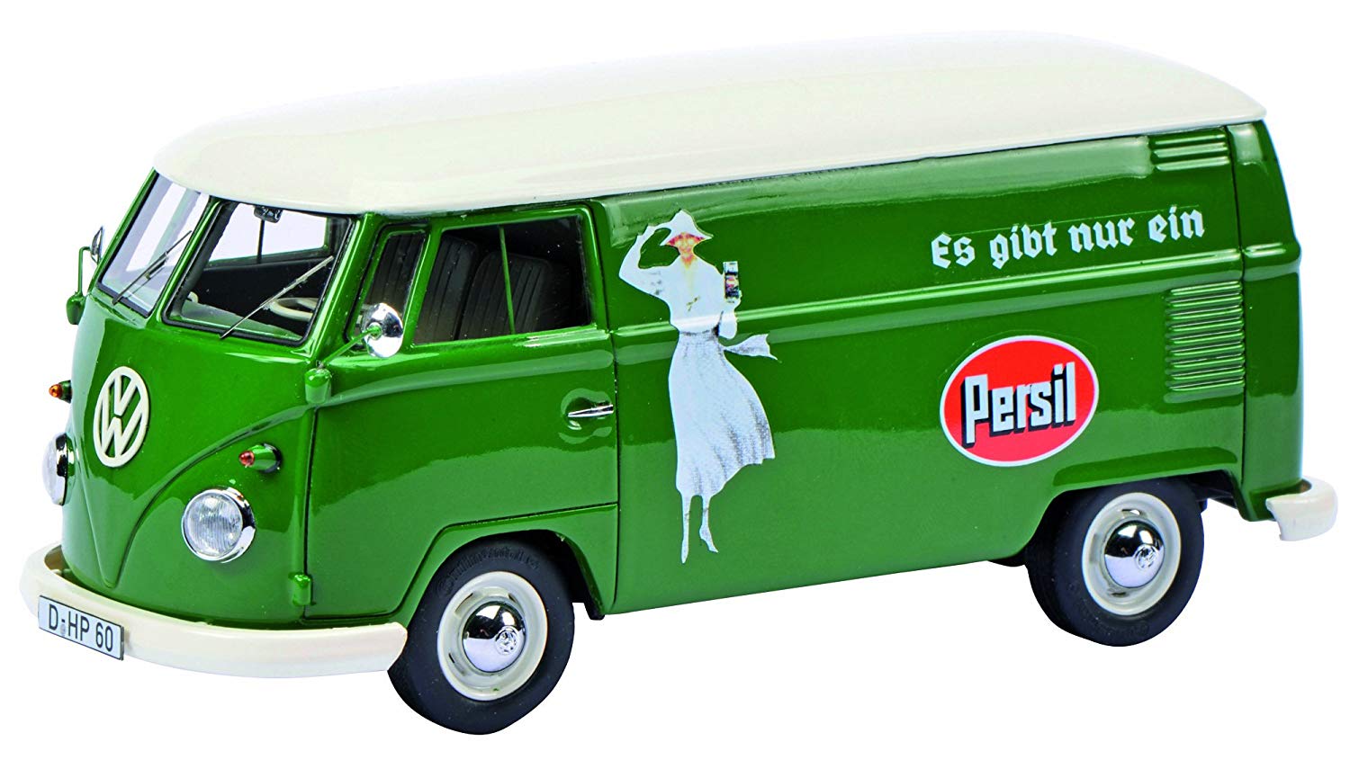 Schuco 450892900 Vw T1B Persil Scale 1: 32 – Green/White