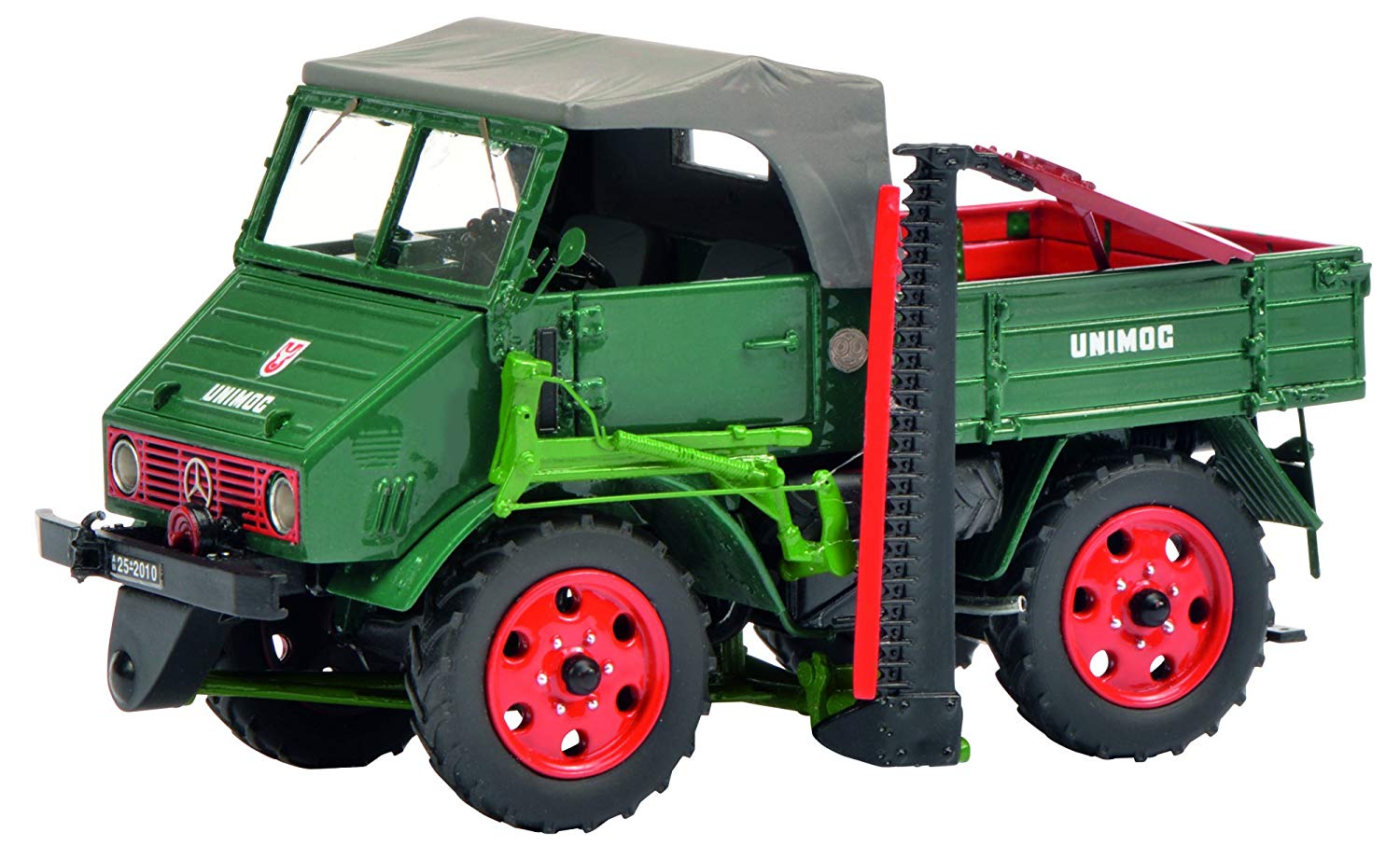 Schuco 450895800 – Mercedes Benz Unimog 2010 Model Car 1: 32 Green