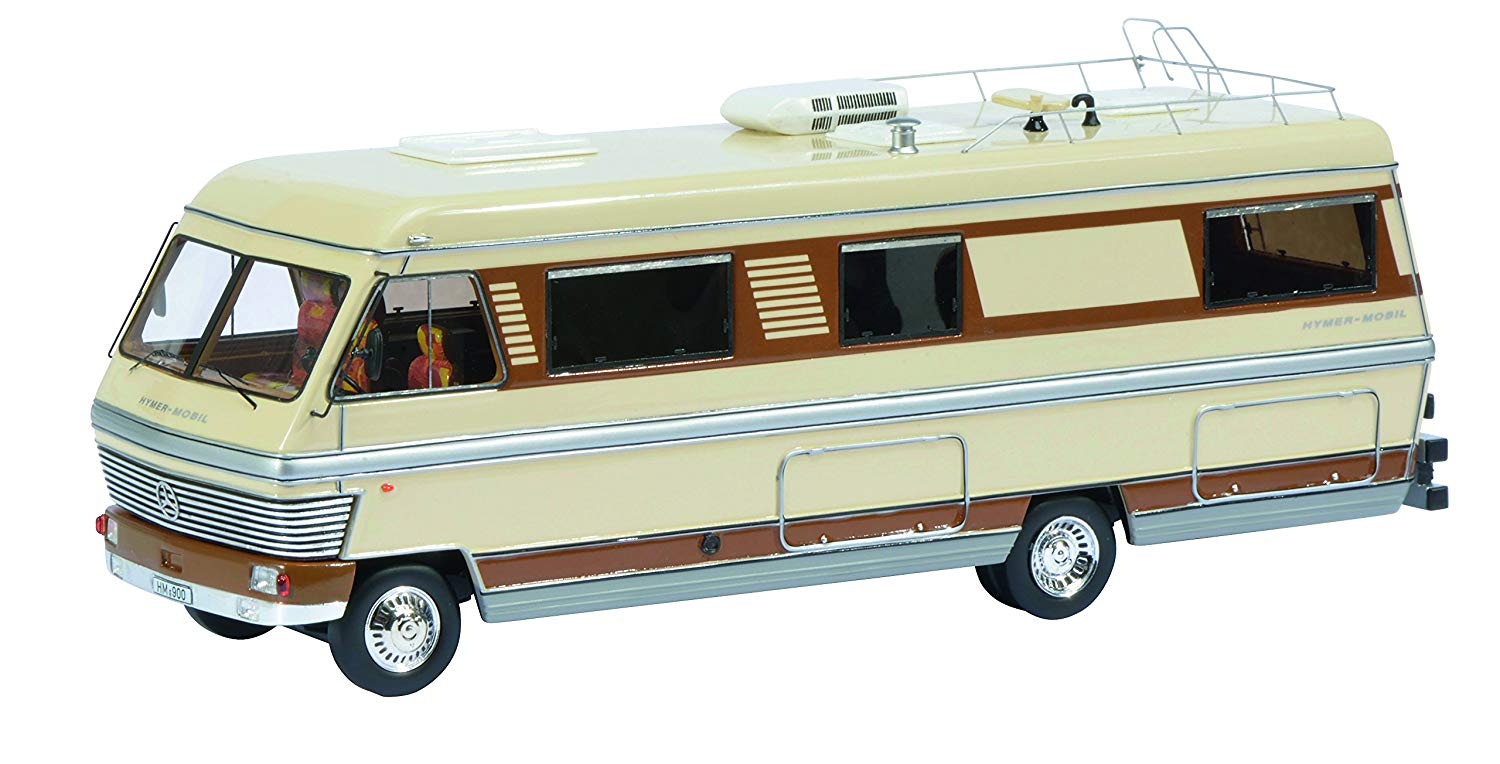 Schuco 450899500 Motorhomes 900: 1: 43, Beige/Brown