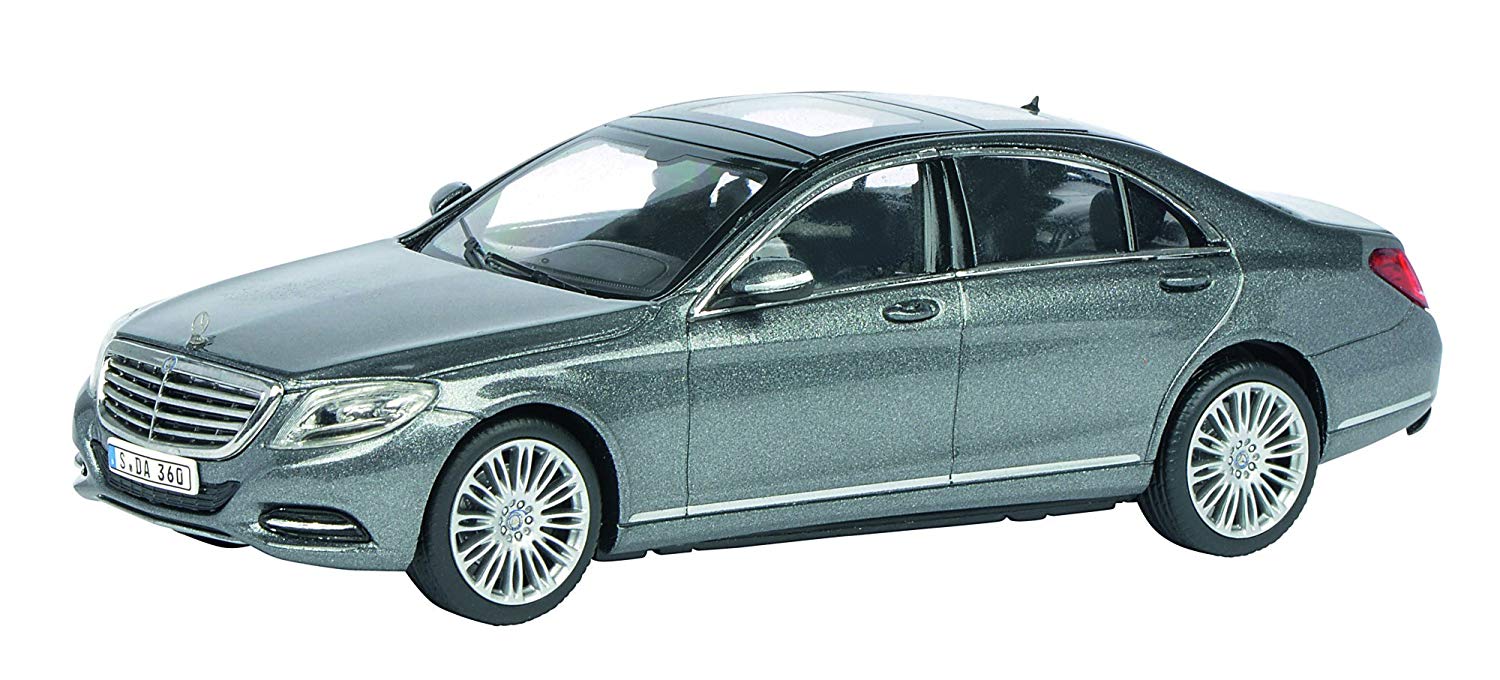 Schuco Mercedes Benz S Class 450753800 Scale 1: 43, Grey/Metallic