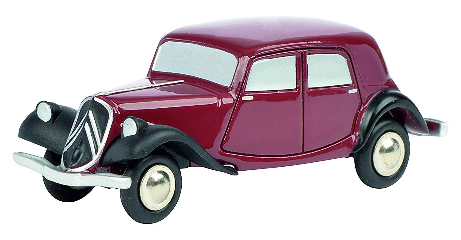 Schuco Piccolo 450500600 Citroen Traction 11B, Dark Red/Black