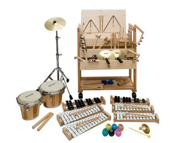 School music trolley, percussion