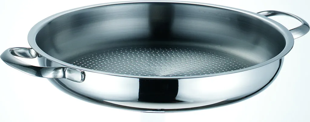 Schulte-Ufer Romana i serving pan, frying pan, stainless steel 18/10, 24 cm, 6951-24 i