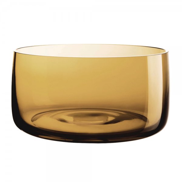 Ajana Glass Bowl Amber 21.5cm by Asa