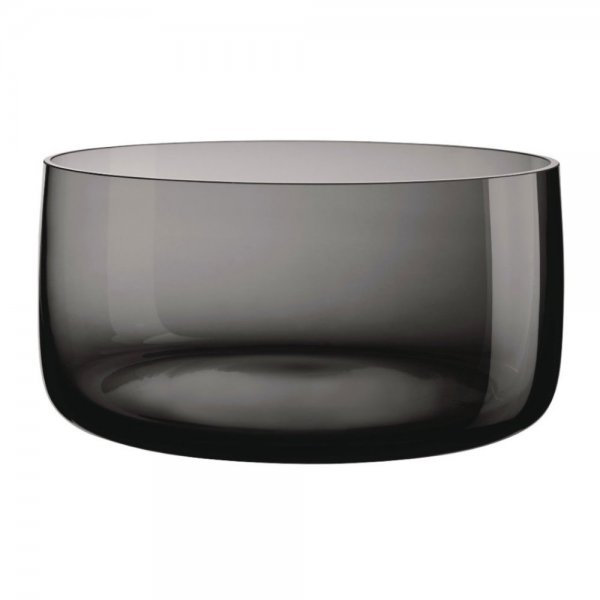 Ajana glass bowl, grey, 21.5cm, by Asa