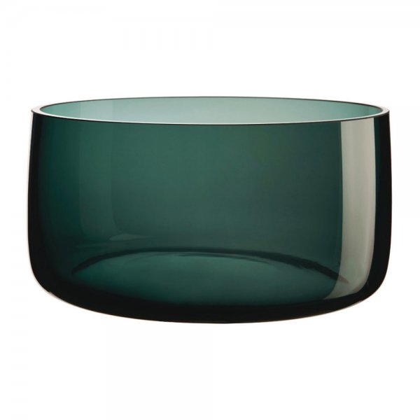 Ajana glass bowl, green, 21.5cm, by Asa