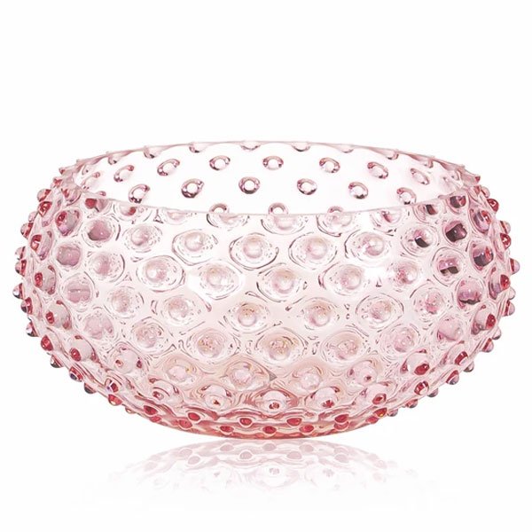 Bowl Hobnail Rosaline Rosa by Klimchi Studio - erk