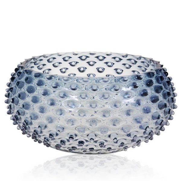 Hobnail Smoke Blue bowl by Klimchi Studio - e