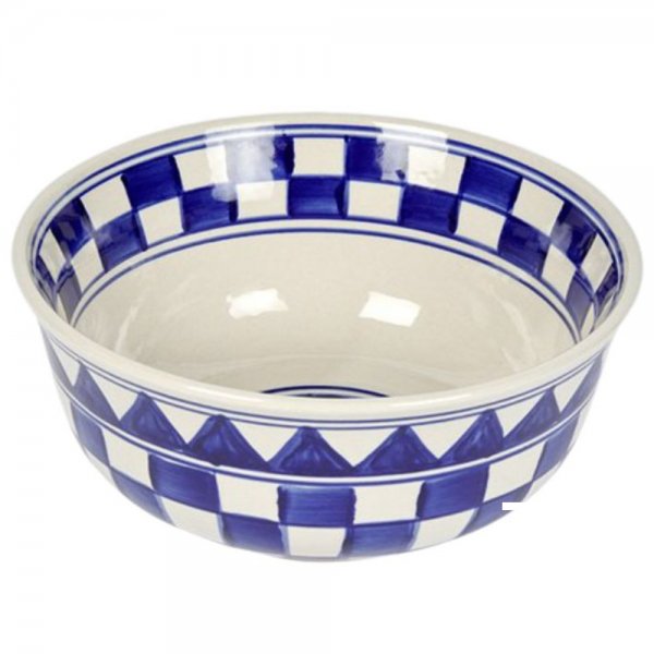 Kitchen bowl checkered pattern M (Ø: 20cm) by Lambert - Erkmann