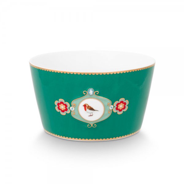 Love Birds Emerald Bowl (15cm) by Pip Studio