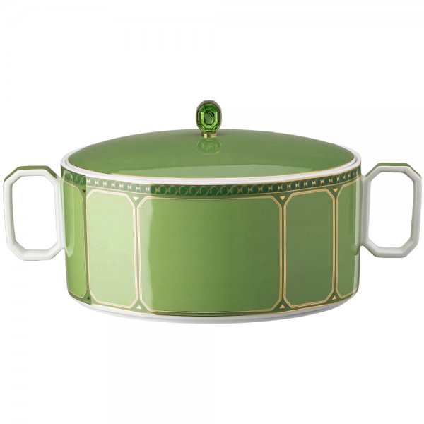 Bowl with lid Signum by Rosenthal x Swarovski