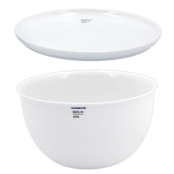 Bowl and plate LAB (2-piece set) by KPM