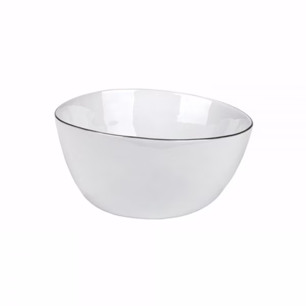 Bowl Piana White Edge Gray (14cm) from Lambert