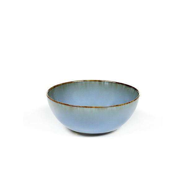 Serax S bowl, smoke blue, available at Erkmann