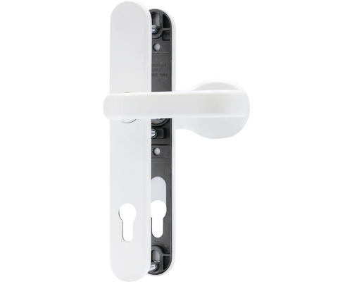 Protective fitting for narrow frame Abus handle/plate SRG92N white