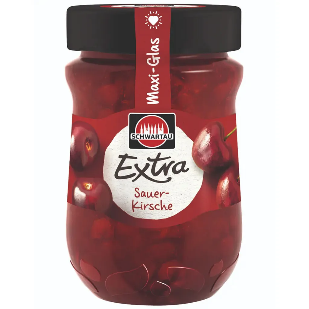 Schwartau Werke Schwartau Extra Sour Cherry Breakfast Fruit Spread Maxi Jar 600g