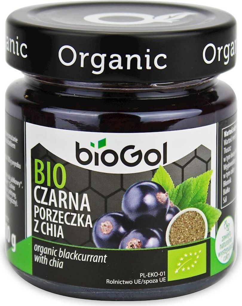 Biogo Blackcurrant Mousse with Chia 200 g - BIOGOL
