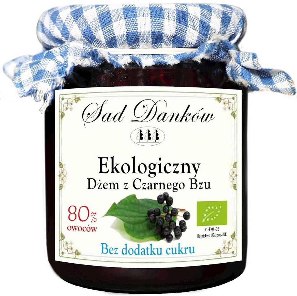 Biogo BLACK ELDERBERRY 80% 260 g - SAD DANKÓW