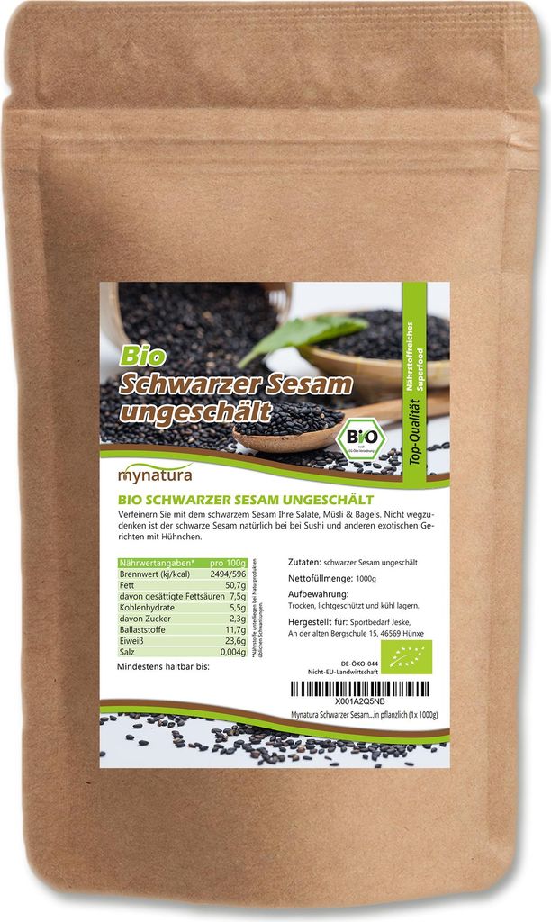 Buy black sesame seeds – aromatic sesame seeds | Mynatura 2x1kg