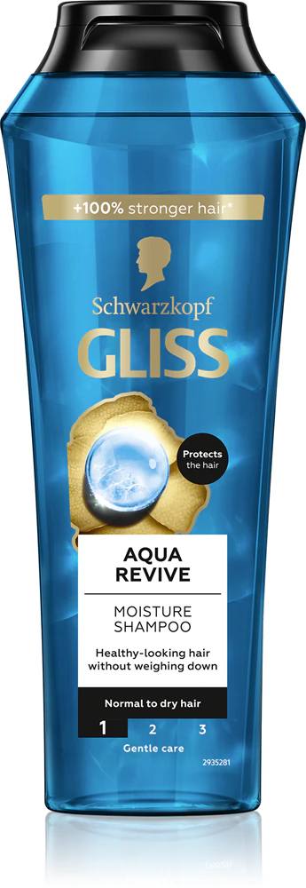 Schwarzkopf Gliss Aqua Revive Shampoo For normal to dry hair 250 ml