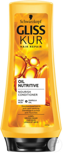 Schwarzkopf Gliss Kur Conditioner Oil Nutritive Long Dry Hair Bottle 200ml