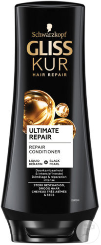 Schwarzkopf Gliss Kur Ultimate Repair Conditioner Severely Damaged Dry Hair Bottle 200ml