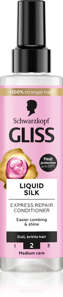 Schwarzkopf Gliss Liquid Silk Conditioner without rinsing for more shine and strength of the hair