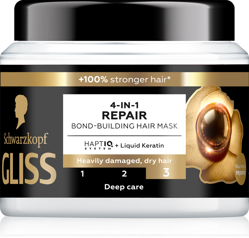 Schwarzkopf Gliss Ultimate Repair regenerating mask for hair 4 in 1