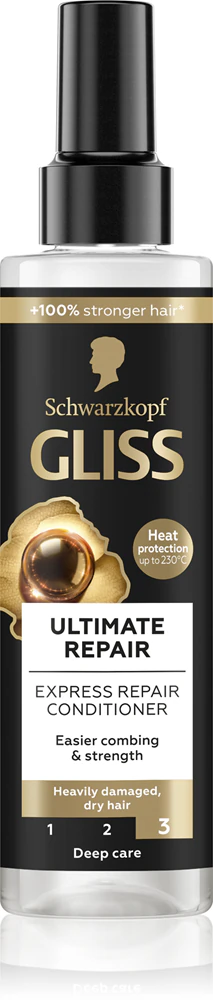 Schwarzkopf Gliss Ultimate Repair regenerating leave-in conditioner for dry and damaged hair