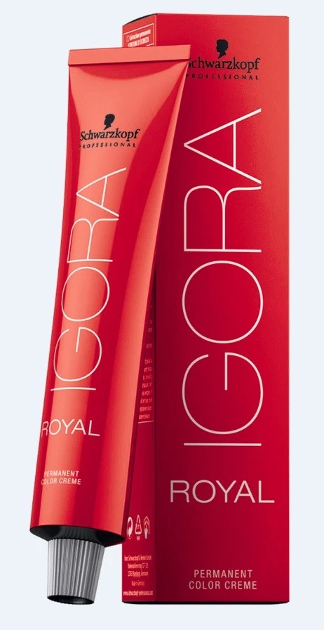 Schwarzkopf Igora Royal Hair Color 60ml Highlifts Absolutes Silverwhite Fashion  Shade 12-0 Special Blonde Natural