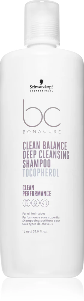 Schwarzkopf Professional BC Bonacure Clean Balance deep cleansing shampoo